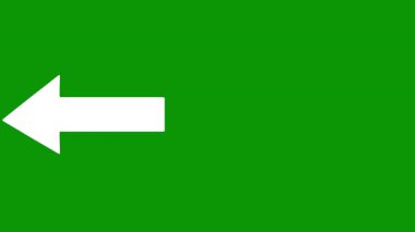 Yeşil arkaplanda sağ ok işareti