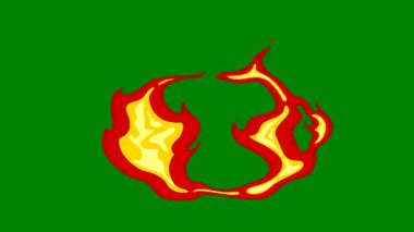 Kırmızı ve turuncu renkleri yayılan kaotik bir alev patlaması sinematik yıkım sahneleri, büyülü savaşlar veya dinamik hikaye anlatma anları için mükemmeldir..