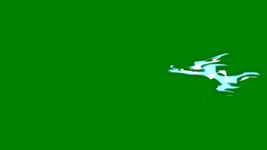 Yeşil ekran boyunca dramatik bir ışık patlaması, aksiyon sahneleri ve görsel olarak çarpıcı video kompozisyonları için mükemmel.