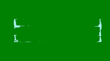 Hızlı tempolu bir dinamik dalga efekti yeşil ekran boyunca geçiş yapıyor, enerjik video kompozisyonlarına dramatik geçişler eklemek için ideal.