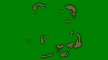 Yeşil ekranda parlayan ışık yayı, dinamik video bileşimlerinin görsel çekiciliğini arttıran akışkan ve kusursuz geçişler yaratıyor..