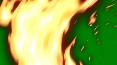 Yeşil ekran üzerinde parlayan dairesel geçiş etkisi, akışkan hareket ve yaratıcı enerji gerektiren video projelerine pürüzsüz ve dinamik geçişler eklemek için mükemmel.