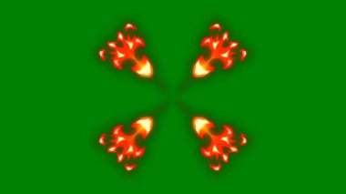 Yeşil ekran boyunca geçiş yapan dinamik bir girdap ışık efekti, yaratıcı video geçişleri ve yüksek enerji bileşimleri için ideal.