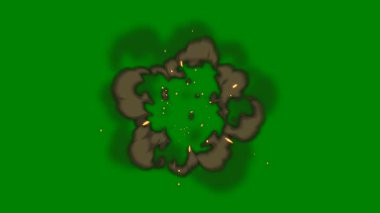 Yeşil ekran boyunca parlayan bir enerji patlaması, aksiyon dolu geçişler için mükemmel ve yüksek hızlı, dinamik hareket efektleri yaratıyor..