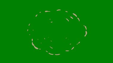 Yeşil ekran üzerinde ışıldayan bir yay geçiş efekti, video bileşimlerine pürüzsüz, akışkan geçişler eklemek ve zarif hareket eklemek için mükemmel.