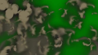 Yeşil ekranda dönüşen dönen bir hareket efekti, video projelerine zarif geçişler ve akışkan hareketler eklemek için ideal.