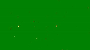 Yeşil ekran boyunca geçiş yapan parlayan bir enerji patlaması hızlı video projelerinde yoğun geçişler ve dramatik etkiler yaratmak için idealdir..
