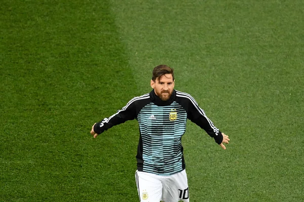 Nizhniy Novgorod Russia June Lionel Messi Argentina 2018 Fifa World — Zdjęcie stockowe