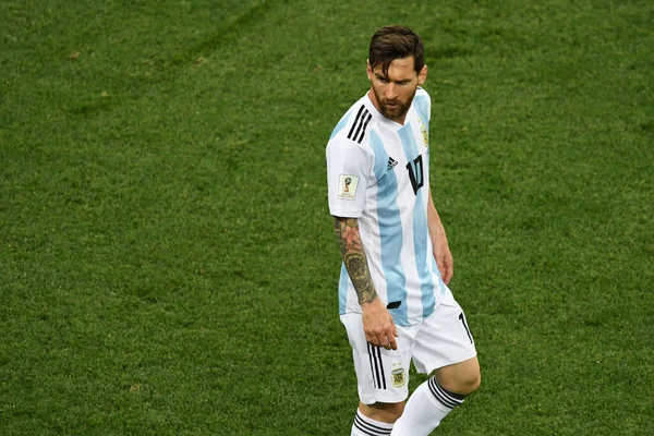 Nizhniy Novgorod Russia June Lionel Messi Argentina 2018 Fifa World — Φωτογραφία Αρχείου