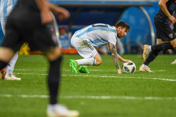 Nizhniy Novgorod Russia June Lionel Messi Argentina 2018 Fifa World — Φωτογραφία Αρχείου