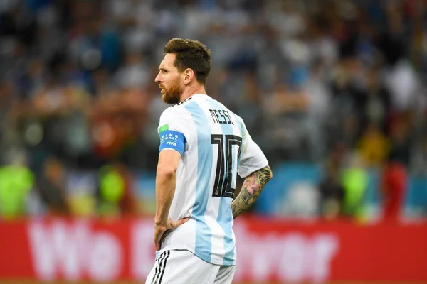 Nizhniy Novgorod Russia June Lionel Messi Argentina 2018 Fifa World — 스톡 사진