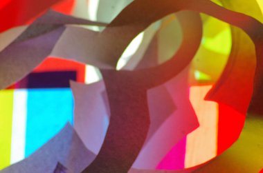 Modern, canlı ve parlak gökkuşağı renkli soyut arka plan duvar kağıdı tasarımı