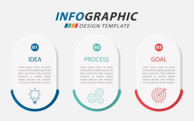 Zaman Çizelgesi Yaratıcısı bilgi şablonu. 3 adım zaman çizgisi yolculuğu, takvim düz bilgi grafikleri tasarım şablonu. Sunum grafiği 3 seçenekli iş konsepti, vektör illüstrasyonu.