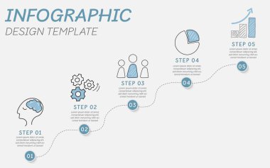 Zaman çizelgesi bilgi şablonu. 4 adım zaman çizgisi yolculuğu, takvim düz bilgi grafikleri tasarım şablonu. Sunum grafiği 4 seçenekli iş konsepti, vektör illüstrasyonu.