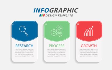 Zaman Çizelgesi Yaratıcısı bilgi şablonu. 3 adım zaman çizgisi yolculuğu, takvim düz bilgi grafikleri tasarım şablonu. Sunum grafiği 3 seçenekli iş konsepti, vektör illüstrasyonu.