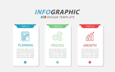 Zaman Çizelgesi Yaratıcısı bilgi şablonu. 3 adım zaman çizgisi yolculuğu, takvim düz bilgi grafikleri tasarım şablonu. Sunum grafiği 3 seçenekli iş konsepti, vektör illüstrasyonu.