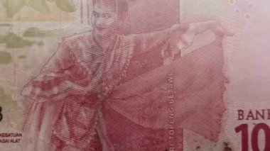 Endonezya parası alevler içinde 4K