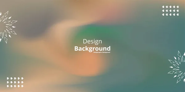 Parlak renklerle basit holografik gradyan arkaplan. Renkli pankart şablonu