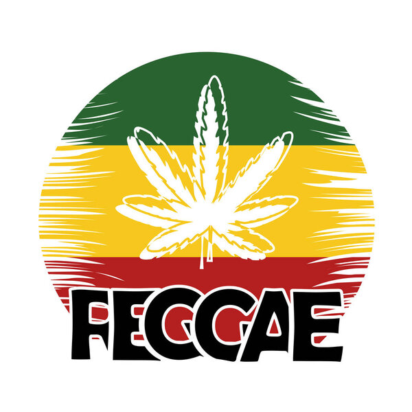 reggae color background composition cannabis