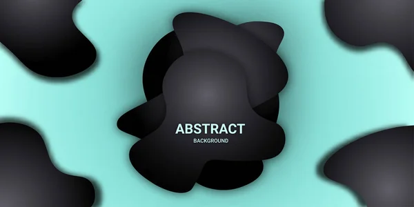 soyut basit arkaplan, akışkan siyah ve mavi renk