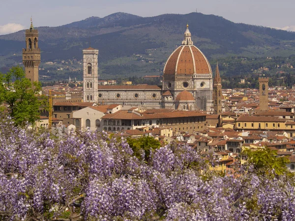 Italien Toskana Florenz Der Bardini Garten Und Die Kathedrale — Stockfoto