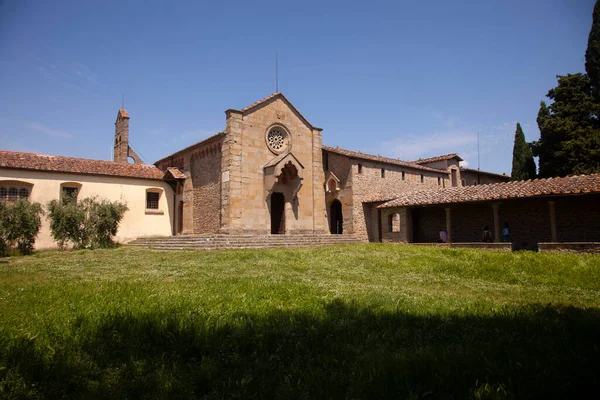 Talya Toskana Floransa Fiesole Köyü San Francesco Kilisesi — Stok fotoğraf