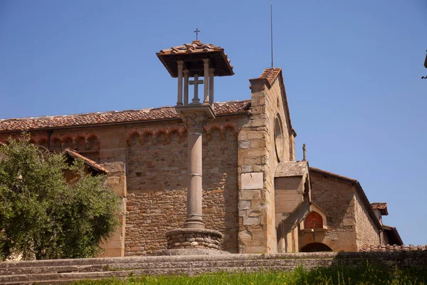 Ιταλία Τοσκάνη Φλωρεντία Χωριό Φιεσόλ Εκκλησία Του Αγίου Φραγκίσκου — Φωτογραφία Αρχείου