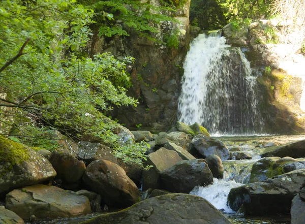 Italien Region Emilia Romagna Apennin Fluss Und Fall — Stockfoto