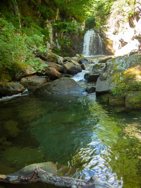 İtalya, Emilia Romagna bölgesi, Appennino dağı, nehir ve sonbahar.