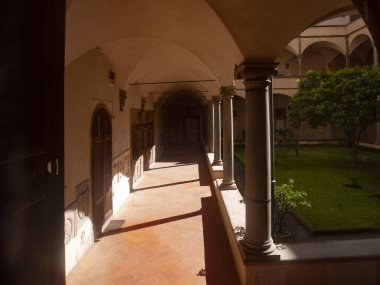 İtalya, Toskana, Floransa şehri, Badia Fiorentina Kilisesi manastırı..