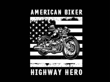 Motorcycle T shirt Design Template