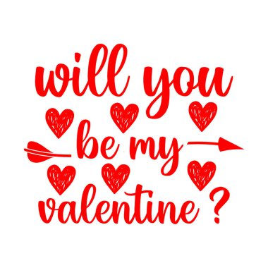 Lettering Valentine's Day T-shirt Design