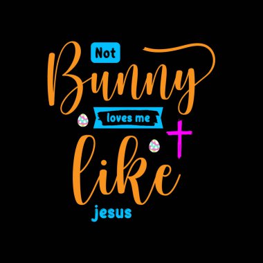 Paskalya Günü tişört tasarımı şablonu