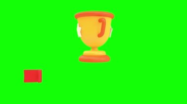 Winner Third Down background template animation