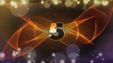 cool countdown animation with amazing effects suitable as a complement to your daily content