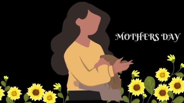Mother Day Event Background Template Animation — 图库视频影像
