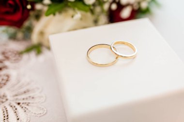 engagement rings photographed as a detail