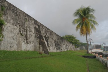 İsrail 'in kuzeyindeki Akdeniz adasının manzarası.