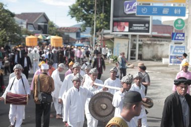 Kutsal Cuma gününün Kutsal Ruh 'un kutsal alayı Bali, Endonezya' daki Ubud şehrinde.,