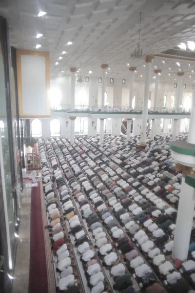 Masjid Kota Yang Paling Tercemar Masjid Latar Belakang — Stok Foto