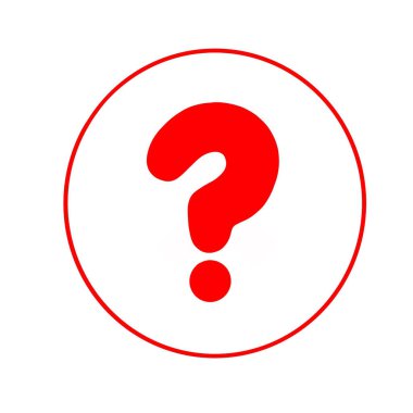 question mark icon web illustration