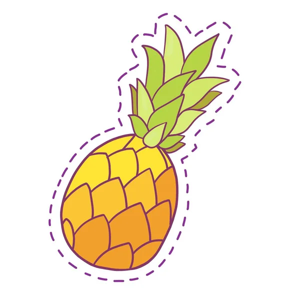 Illustration Ananas Frukt — Stockfoto