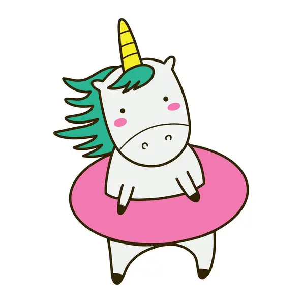 Ilustración Lindo Unicornio — Foto de Stock