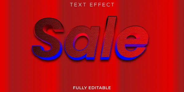 Verkauf Text Effekt Design Vorlage — Stockvektor