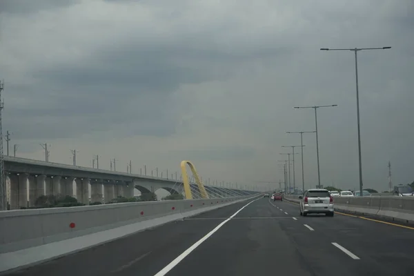 Januari 2023 Scenic View Cibur Jakarta Bandung Toll Road Purwakarta — Stockfoto