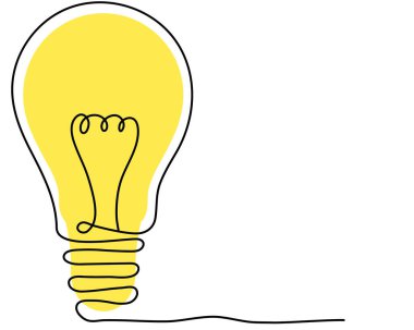 Doğrusal olarak parlak bir lamba. Web tasarımı, poster, broşür, kartpostal, kapak, reklam için tasarım ögeleri.