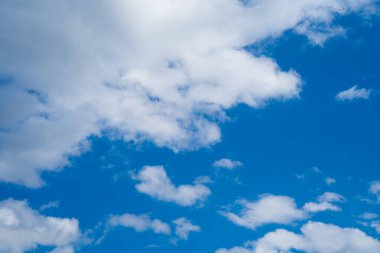 Background cloud summer. Cloud summer. Sky cloud clear with sunset. Natural sky cinematic beautiful yellow and white texture background
