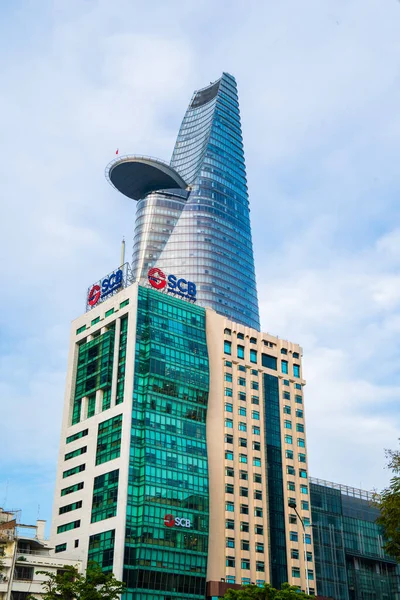 Chi Minh City Vietnam Feb 2022 Bitexco Financial Tower Grattacielo — Foto Stock