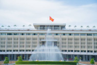 Independence Palace in Ho Chi Minh City, Vietnam. Independence Palace is known as Reunification Palace and was built in 1962-1966. Popular place to visit in Saigon. Travel destinations in Vietnam