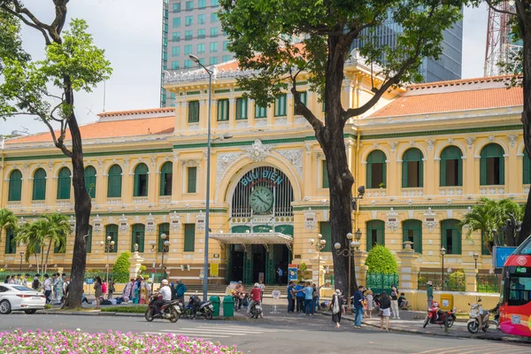 Chi Minh City Vietnam Feb 2022 Saigon Central Post Office — Stock fotografie